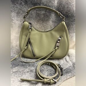 Steve Madden BCOSMIC Olive Multi-zip Hobo